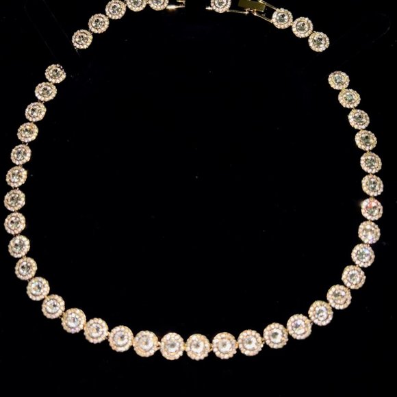 Swarovski Angelic Gold Choker - Picture 3 of 3